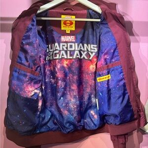 Hero within Maroon Guardians of the Galaxy Jacket